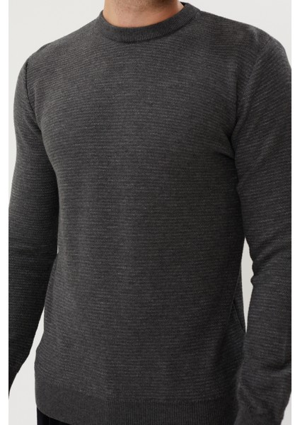 Et 3635 Bisiklet Yaka Desenli Erkek Kazak fırsatları