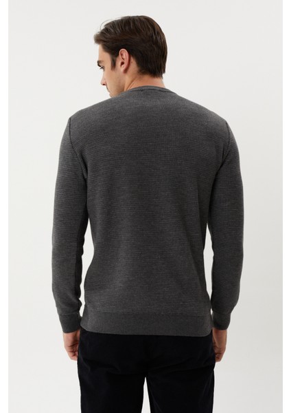 Et 3635 Bisiklet Yaka Desenli Erkek Kazak indirimleri