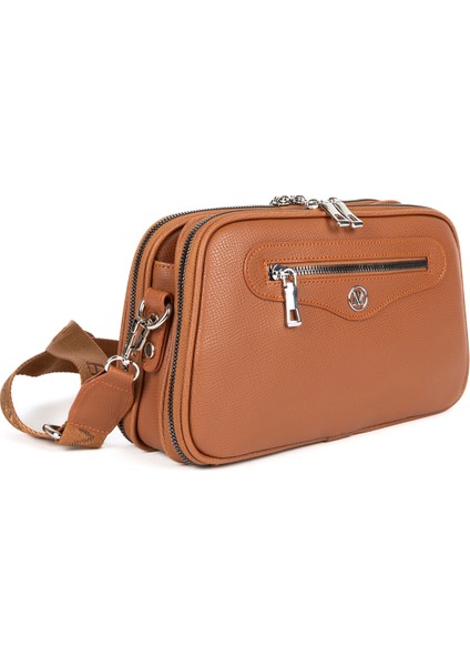 Çanta Çapraz Askılı Kadın Omuz Çantası Madame Vera MV070 Taba fiyatları