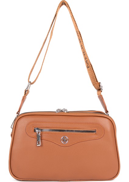 Çanta Çapraz Askılı Kadın Omuz Çantası Madame Vera MV070 Taba indirimleri