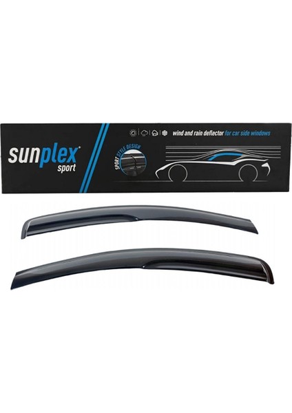 Vw Caddy 2004-2020 Cam Rüzgarlığı 2 Parça