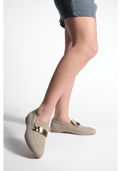 Kadın Loafer Tokalı Günlük Ayakkabı Forez