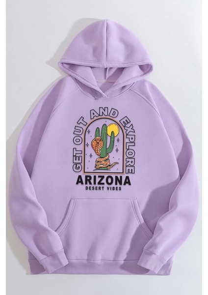 Only Trendwear Unisex Arizona Baskılı Sweatshirt