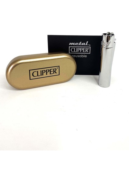 Clipper Silver Metal Çakmak (Kişiye Özel Isim Yazdırılır)