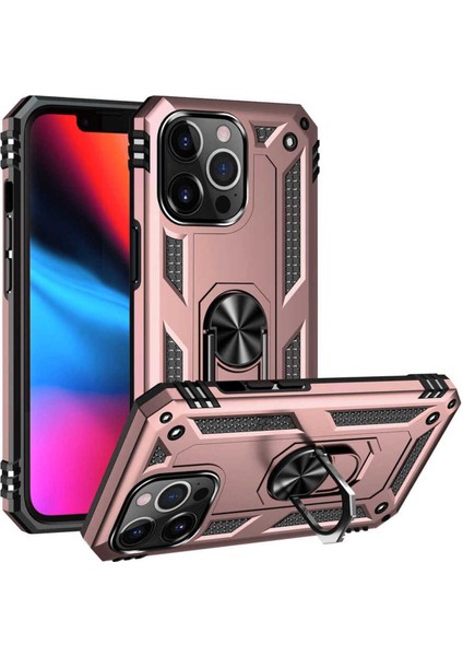 Apple iPhone 13 Pro Max Uyumlu Zore Vega Kılıf-Rose Gold