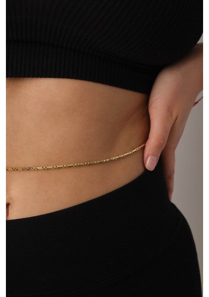 Çelik Dikdörtgen Kare Bel Zinciri Günlük Kullanıma Uygun Kutu Dikdörtgen Zincir 60-75CM 2mm modelleri