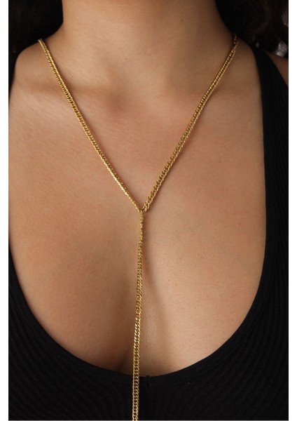 Çelik Almak Gurmet Vücut Zinciri 3mm Denizde Yazın Günlük Kullanıma Uygun Kararmaz 60,25,60+15CM