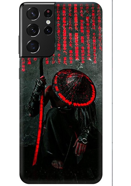 Samsung Galaxy S21 Plus Silikon Kılıf Cyber Samurai