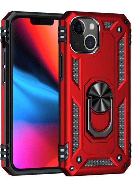 Apple iPhone 13 Mini Uyumlu Zore Vega Kılıf-Kırmızı