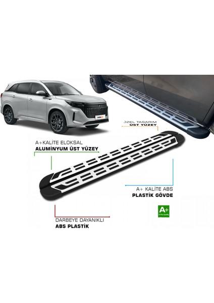 Dfsk E5 Phev 2024 2025 2026 2027 Araca Özel Yan Basamak Prov1