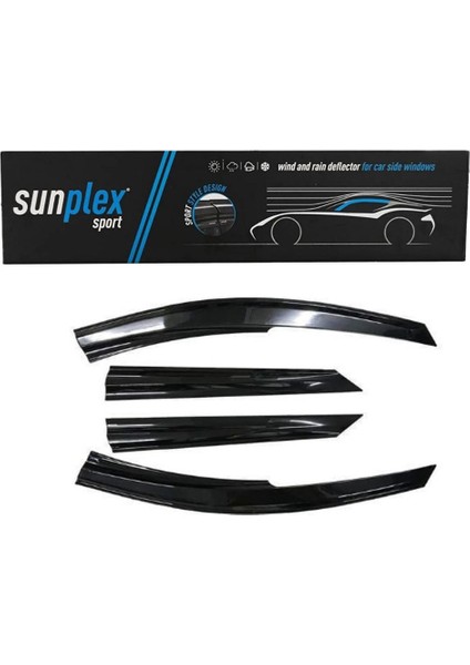 Dacia Sandero Stepway 2008-2020 Cam Rüzgarlığı 4 Parça