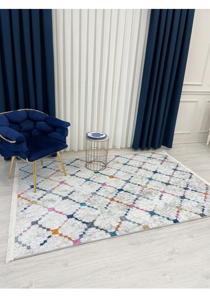 Krem-Gri Renk Kabartmalı Görünüm Lateks Deri Taban Halı fiyatları