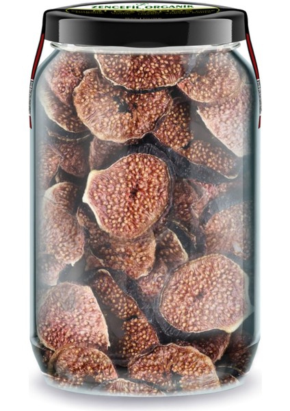 Incir Cips Siyah Icir Cipsi Bi Kavanoz 660 Cc. Cam Kavanozda Katkısız Kara Incir Kurusu Fig Chips