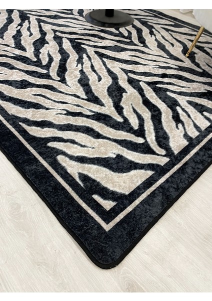 Siyah Bej Renk Tüylü Görünüm Lateks Deri Taban Halı fiyatları