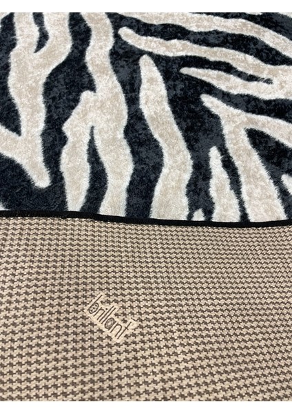 Siyah Bej Renk Tüylü Görünüm Lateks Deri Taban Halı indirimleri