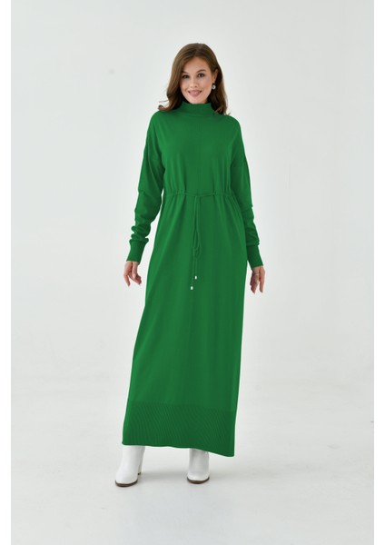 Berfin Bağcık Kemerli Venezia Elbise