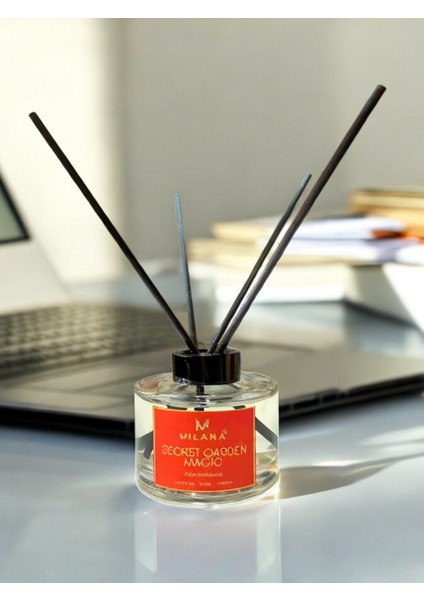 Premium Çubuklu Oda Kokusu Gizli Bahçe Büyüsü 150 ml