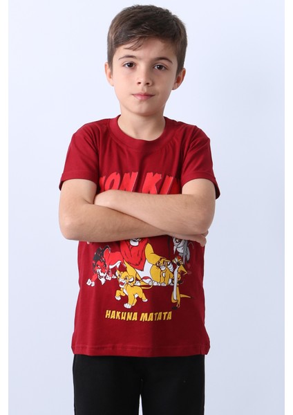 Erkek Çocuk Tshirt Lion Baskılı Bisiklet E1 modelleri