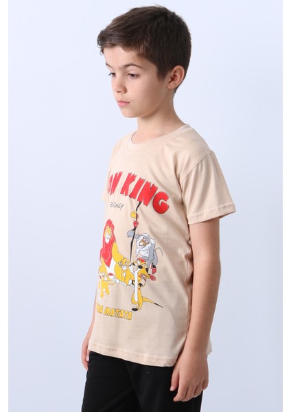Erkek Çocuk Tshirt Lion Baskılı Bisiklet E1 modelleri