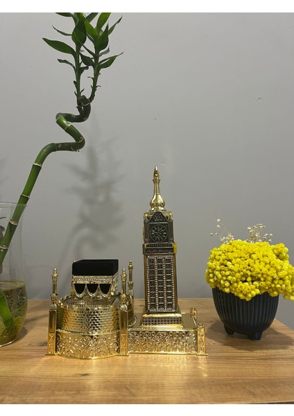 Kale Duvarı Motifli Zemzem-Kabe Altın 23 x 26 modelleri