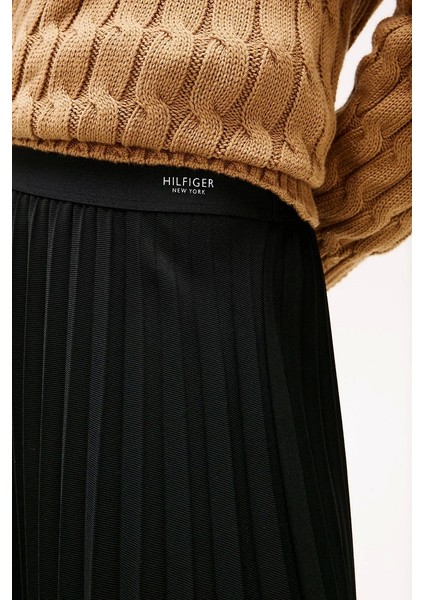Fluıd Pleated Pull On Mıdı Skırt