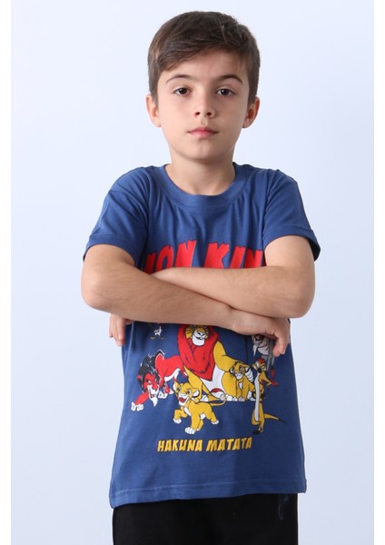 Erkek Çocuk Tshirt Lion Baskılı Bisiklet E1 modelleri