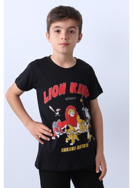 Erkek Çocuk Tshirt Lion Baskılı Bisiklet E1