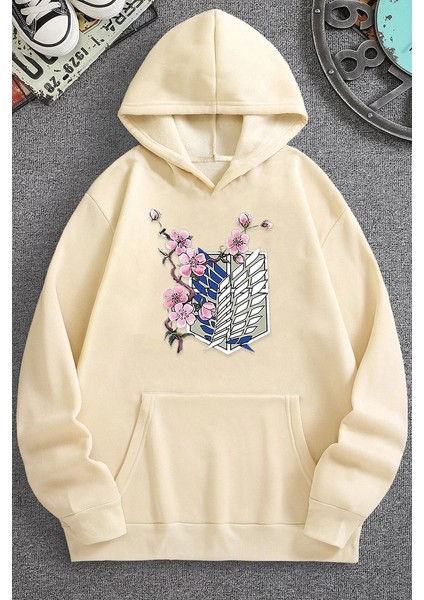 Only Trendwear Unisex Flowers Baskılı Sweatshirt