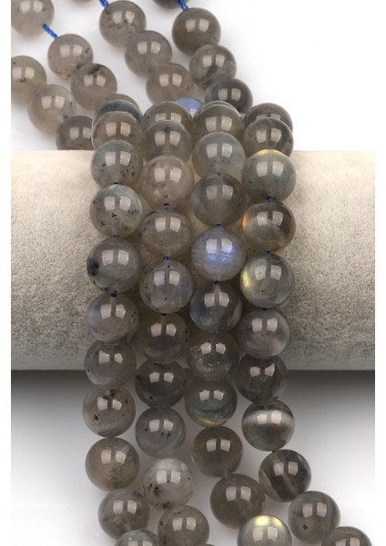 Labradorit Doğal Taş Dizi 12 mm Küre Kesim