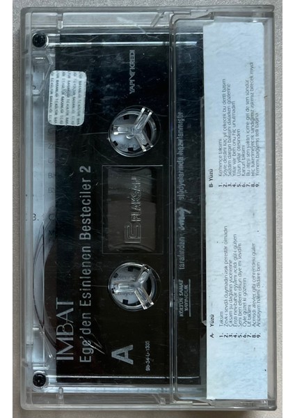 İmbat Ege'den Esinlenen Besteciler 2 (Orijinal Dönem Baskı Kaset)