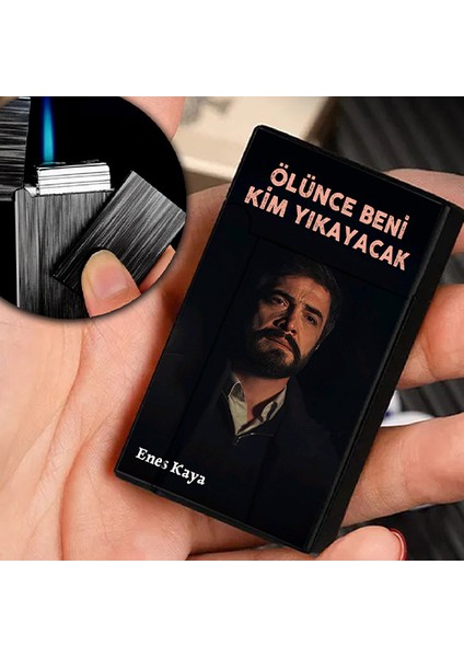 Kişiye Özel Isimli Gazlı Rüzgar Geçirmez Çakmak Gassal Dizi Baskılı