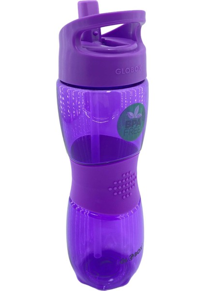 Pipetli Tritan Matara Mor 600 Ml