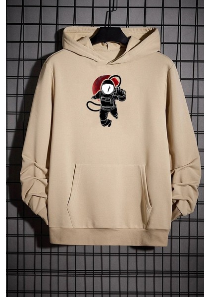 Only Trendwear Unisex Astronot Baskılı Sweatshirt