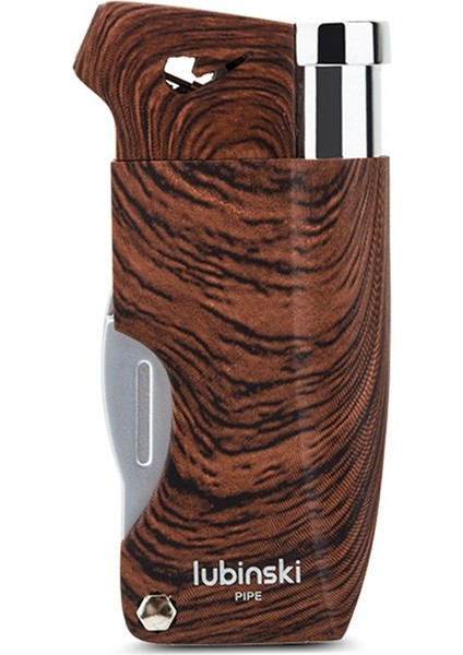 Ahşap Metal Kaşıklı Pipo Çakmağı