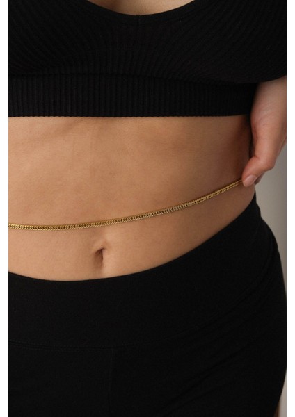 Çelik Almak Gurmet Bel Zinciri Günlük Kullanıma Uygun Miami, Büyük Küba Zincir 60-75CM 3mm modelleri