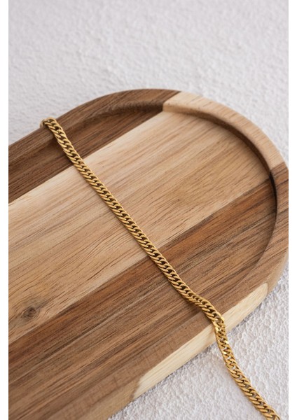 Çelik Almak Gurmet Bel Zinciri Günlük Kullanıma Uygun Miami, Büyük Küba Zincir 60-75CM 3mm fırsatları