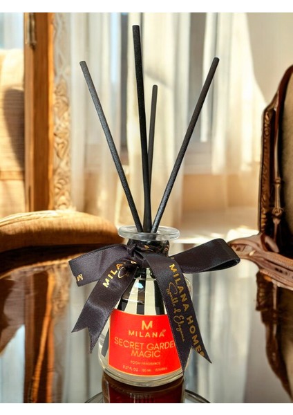 Premium Çubuklu Oda Kokusu Gizli Bahçe Büyüsü 150 ml