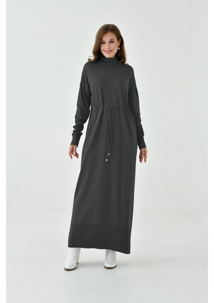 Berfin Bağcık Kemerli Venezia Elbise