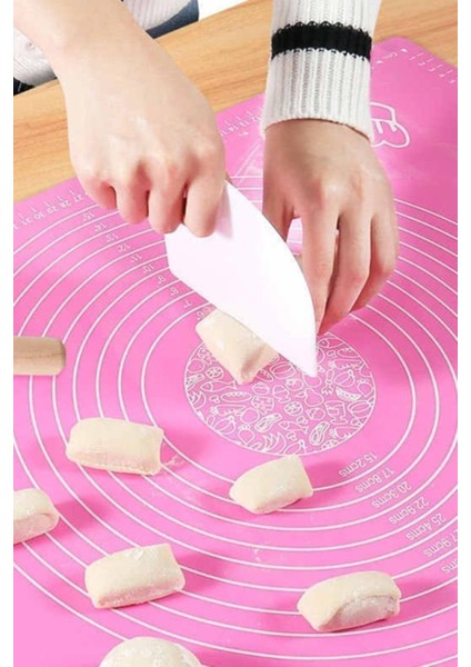 Büyük Boy Silikon Hamur Açma Matı 50X40 cm Ölçekli Silikon Hamur Açma Matı Hamur Ölçekli fiyatları
