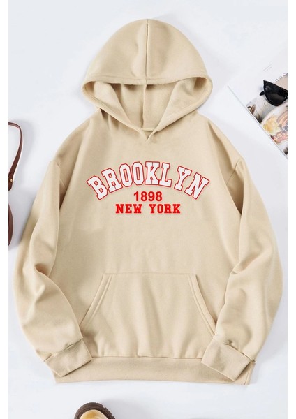 Only Trendwear Unisex Brooklyn Baskılı Sweatshirt