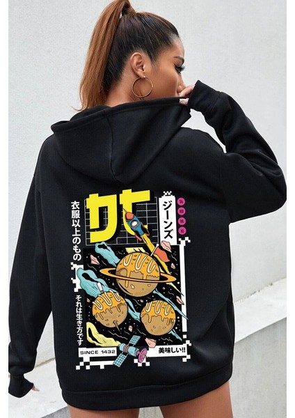 Unisex Tokoyaki Baskılı Sweatshirt