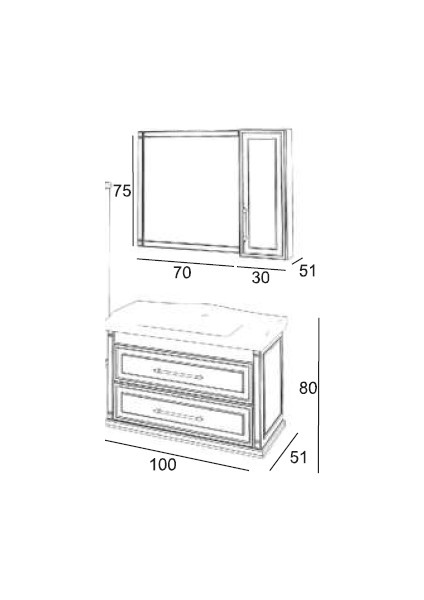 Denko Albatros 100 cm Albatros Gri Banyo Dolabı fiyatları
