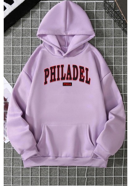 Only Trendwear Unisex Philadelphia Baskılı Sweatshirt
