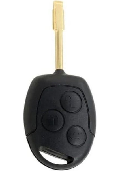 Lüx Ford Fiesta Mondeo Focus Transit Fusion 3 Buton Nano Anahtar Kılıfı Siyah Gümüş Silver Renk fiyatları