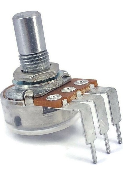 Tayda 5 Adet 500K Ohm Logaritmik Konik Potansiyometre Pcb Montajlı Yuvarlak Şaft Çapı: 6,35MM A-5615