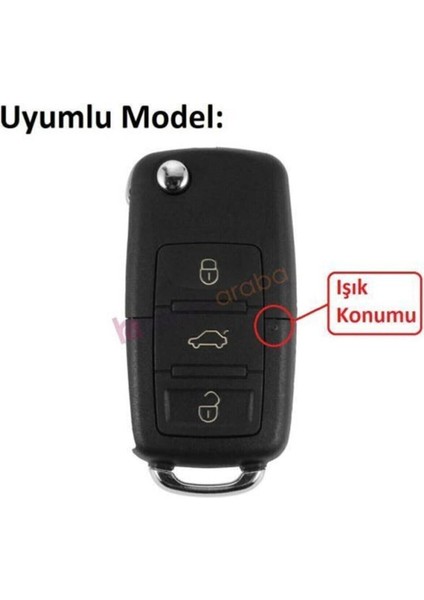 Lüx Volkswagen Vw Golf Polo Jetta Bora Passat Transporter Dönüşüm Çevirici Anahtar Kumanda Kabı fiyatları