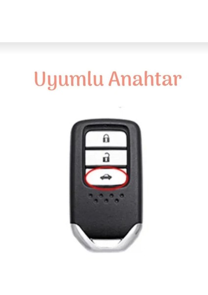 Honda Civic City Accord Cr-V Xr-V Anahtarsız Çaliştırma Nano Anahtar Kılıfı Yeşil Gold 1.ci Kalite