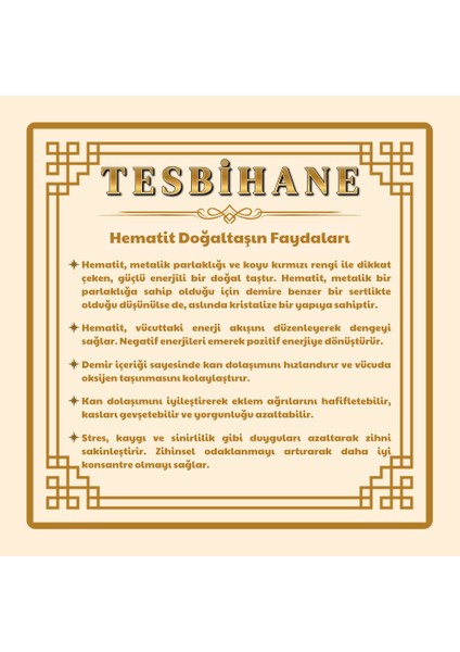 Kararmaz Metal Püsküllü Küre Kesim Isim Yazılı Multicolor Hematit Doğaltaş Tesbih indirimleri