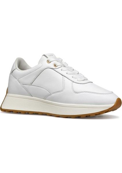 Kadın Beyaz D Amabel A - Nappa Bağcıklı Deri Sneaker D45MDA00085C1000 fiyatları