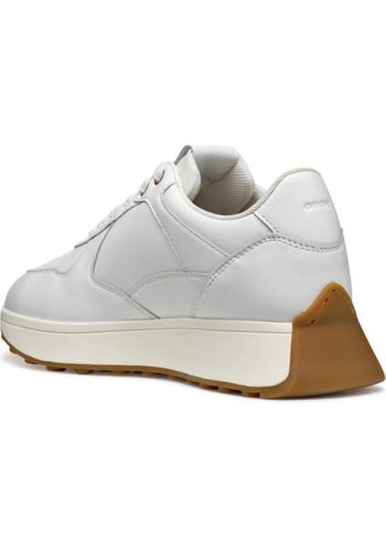 Kadın Beyaz D Amabel A - Nappa Bağcıklı Deri Sneaker D45MDA00085C1000 fırsatları